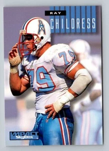 1994 SkyBox Impact #104 Ray Childress Houston Oilers Football Card - Picture 1 of 2