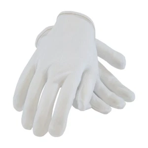 12 PR MEDIUM 100 % NYLON LEICHTE WEISSE LISLE MÜNZE SCHMUCK INSPEKTIONSHANDSCHUHE - Bild 1 von 2