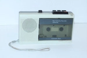 Vintage Mini Cassette Recorder JCPenney Model 681-6042 getestet funktioniert - Bild 1 von 5