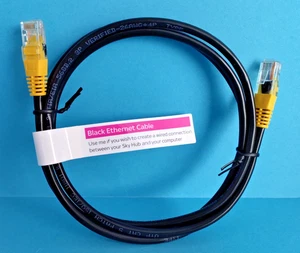 595.   Nuevo cable Ethernet SKY genuino cable de conexión Cat 5 red LAN Internet rápido - Imagen 1 de 5