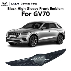 OEM Genuine 86300 AR500 Black High Glossy Front Emblem for  New GV70 - Foto 1 di 2
