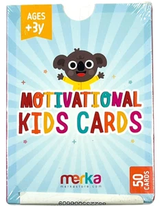 Lernkarten - Motivationskarten von Merka - NEU & Sealed - 50 Karten ab 3+ Jahren - Bild 1 von 4