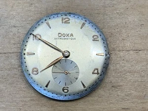 DOXA,Uhrwerk,Handaufzug,Kaliber : 11 1/2 ,voll funktionstüchtig, - Bild 1 von 6