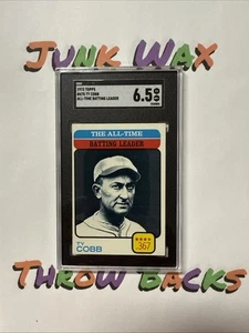 1973 Topps - Leader di tutti i tempi Ty Cobb #475 - Foto 1 di 2