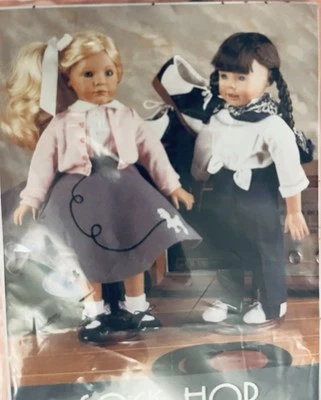 Indygo Junction SOCK HOP 50`s Poodle Skirt Top Jeans etc. 17-19" Dolls # IJ475 - Image 1 of 4
