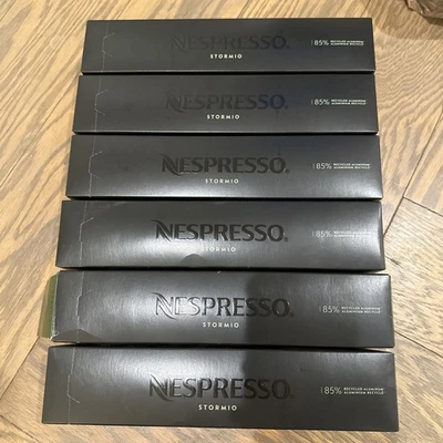 Nespresso Vertuo Stormio Dark Roast Coffee 60 Ct (6 x 10 pack) 05/2025 - Image 1 of 4
