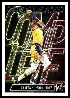 2019-20 Donruss COMPLETE PLAYERS INSERT / LeBron James - Image 1 of 2