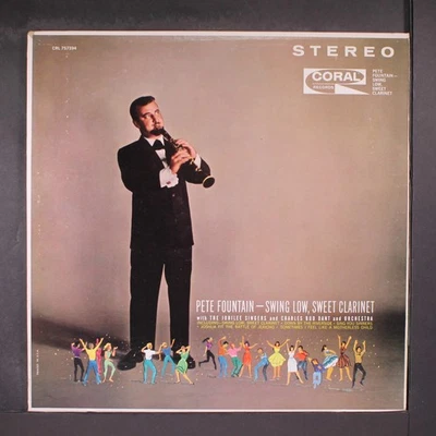 PETE FOUNTAIN: swing low, sweet clarinet CORAL 12" LP 33 RPM - Image 1 of 2