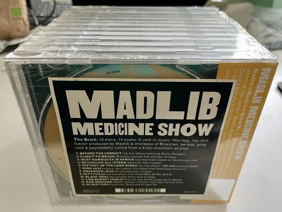 Madlib Medicine Show The Brick 13-CD-Boxset, sehr rar, Neu & OVP - Bild 1 von 4