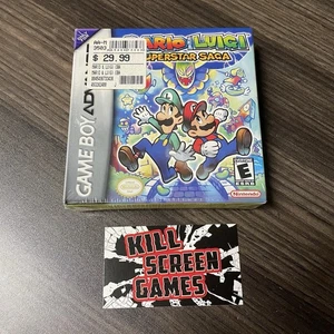 Mario & Luigi: Superstar Saga Game Boy Advance GBA nuovo + sigillato in fabbrica - Foto 1 di 9