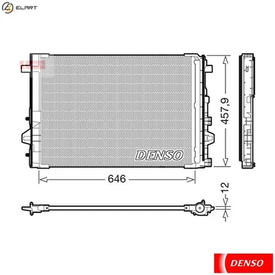 CONDENSER AIR CONDITIONING DCN17059 FOR MERCEDES-BENZ GLA-CLASS/SUV B-CLASS 1.8L - Image 1 of 4