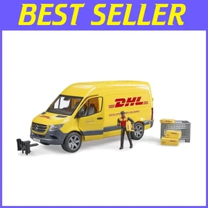 DHL Delivery Van with Driver Figure - Picture 1 of 9