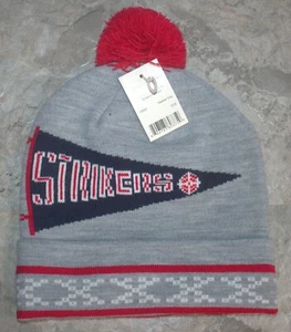 RARE ~ CROOKS & CASTLE ~ STRIKERS Pennant POM Beanie Cap ~ Multicolor - Picture 1 of 4