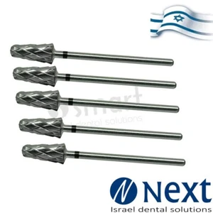LotX 5 Dentallabor HP Hartmetallschneider Fräser Israel Acryl Stein Wolfram grob 32 - Bild 1 von 3