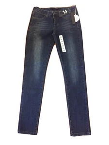 New Joe's Jeans Girl's Ultra Slim Fit The Jegging Black Skinny Jeans Size 14 - Picture 1 of 5