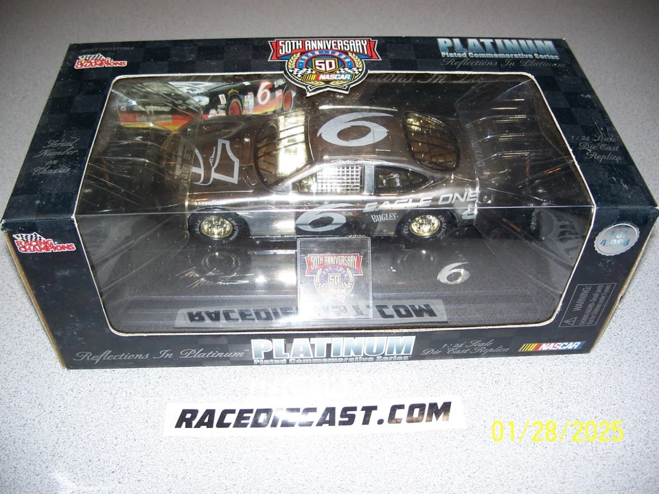 #6 MARK MARTIN "PLATINO" 1/24 EAGLE ONE 1998 CAMPEONES DE CARRERAS Foto 1 de 1