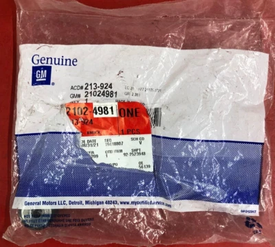 ACDELCO 213-924 IGNITION KNOCK DETONATION SENSOR VIN W ENGINE CODE L35 213-924 - Image 1 of 4
