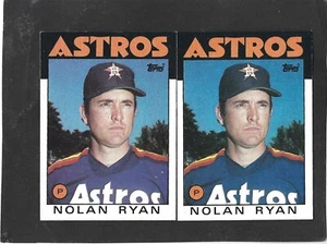 1986 Topps MLB #  100 Nolan Ryan     Lot  2 - Picture 1 of 2