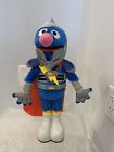 Sesame Street Flying Super Grover 2.0 Interactive Talking Plush Toy Works 2011