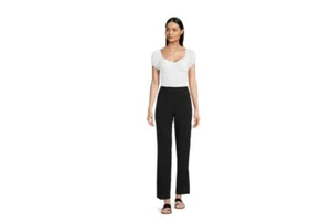 Time and Tru Women's Pull on Pants Large Black Size XXL - Picture 1 of 4
