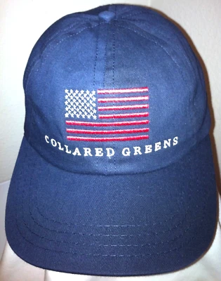 GORRA DEPORTIVA ORIGINAL "OLD GLORY" de COLLARED GREENS Organic Dry Goods HECHA EN EE. UU. Foto 1 de 4