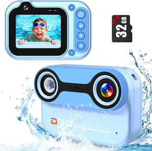 Kids Waterproof Camera - Underwater Camera Birthday Gifts for Girls Boys Childre - Picture 1 of 5