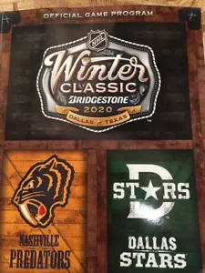 2020 NHL WINTER KLASSISCHES OFFIZIELLES SPIELPROGRAMM NASHVILLE PREDATORS DALLAS STARS - Bild 1 von 4