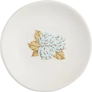 Mud Pie Flower Wedding Ring Dish 4" Dia Tidbit Plates - Picture 1 of 1