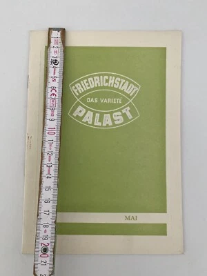 Varieté Zirkus Artisten Schausteller Programmheft Werbung Friedrichstadt Palast - Bild 1 von 2