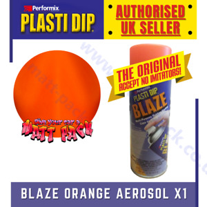 Genuine USA made PLASTI DIP® BLAZE ORANGE Aerosol X1 -  Upg. to NWD delivery