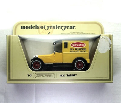 MATCHBOX MODELOS DE ANTAÑO, 1927 Talbot Y-5 Taystee. Foto 1 de 4