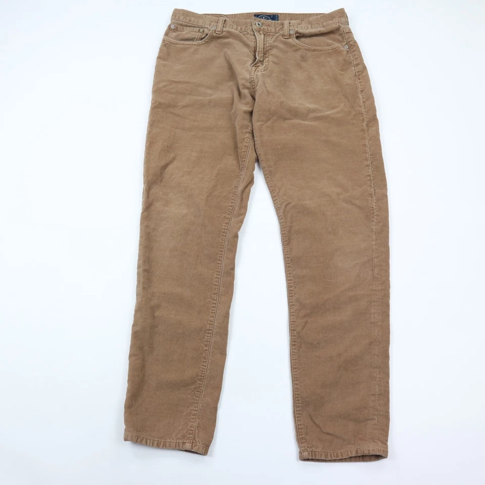 Pantalones Lucky Brand 221 Para Hombre 34x32 Original Recto Pana Marrón 100% Algodón Foto 1 de 4
