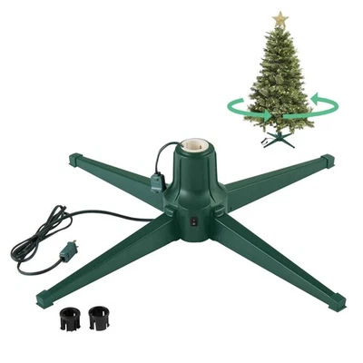 Home Heritage Metal Rotating and Powered Christmas Tree Stand (Open Box)(2 Pack) - Image 1 of 4