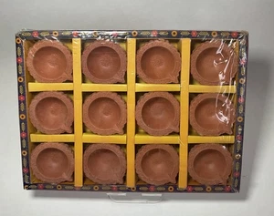 Set 12 terracotta Made In India argilla fantasia tradizionale fai da te - Foto 1 di 5