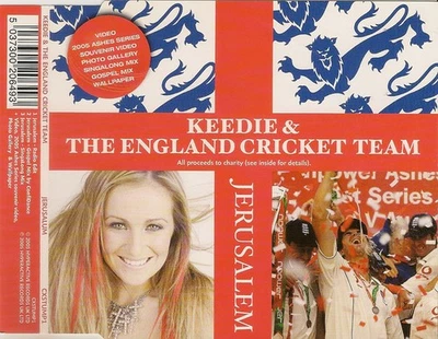 CXSTUMP1 Keedie Und Das England Cricket Team Jerusalem CD UK Hyperactive 2005 - Bild 1 von 3