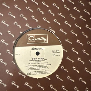 Slingshot Do It Again (Medley With Billie Jean) Vinyl Record 1983 Disco Electro - Imagen 1 de 7