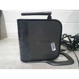 Belkin F6D4230-4 V3 Enhanced Wireless Router 4-Port with MV12-Y120100-B2 Adapter - Picture 1 of 12