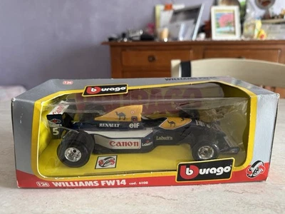 Splendida Burago F1 Williams FW 14 cod. 6108 1:24 Made in Italy da collezione - Immagine 1 di 4