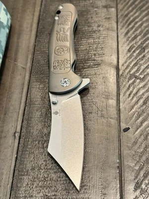 Kizer Knives Zugang BNIB KI4439 Pocketknife Milled Titanium Handles S35VN Blade - Image 1 of 4