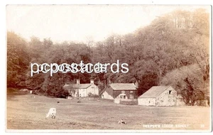 Esholt Keepers Lodge und das Dorf zwei alte Echtfoto Postkarten - Bild 1 von 1