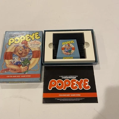 Popeye (Atari 5200) Complete In Box With Manual - Untested - Image 1 of 4