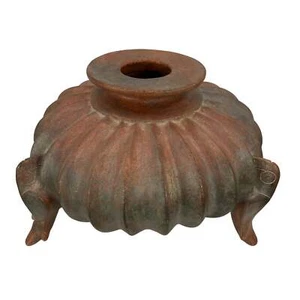 Efigie de calabaza recipiente con soporte de loro réplica - Imagen 1 de 9