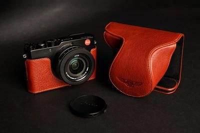 Genuine Real Leather Full Camera Case Bag Cover for Leica D-LUX Typ 109 D-LUX7 - Image 1 of 4