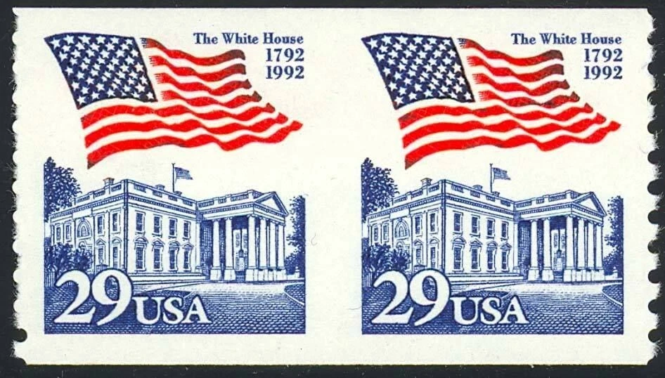 2609b, Mint NH 29¢ FLAG IMPERFORATE BETWEEN ERROR - Stuart Katz - Image 1 of 1