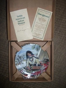 Hamilton Noble Native American Women Numbered Collector Plate Sacajawea NIB - Picture 1 of 1