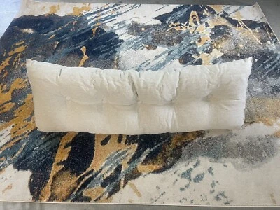 WOWMAX Soft Headboard Triangular Wedge Reading Pillow Daybed Backrest Cushion - Image 1 of 4