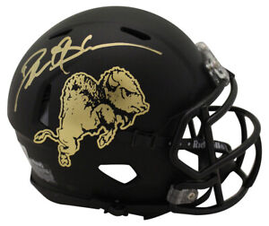 Deion Sanders Signed Colorado Buffaloes Chrome Mini Helmet Beckett 39624