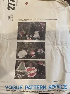 Vogue Schnittmuster Service 2776 Vintage Weihnachten - Bild 1 von 4