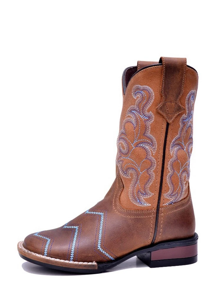 Bota Roper Western Niños Monterey Chevron Marrón 09-018-0912-2936 BR Foto 1 de 1