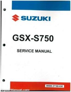 2018 2019 Suzuki GSX-S750 Motorcycle Service Manual : 99500-37180-03E - Picture 1 of 1